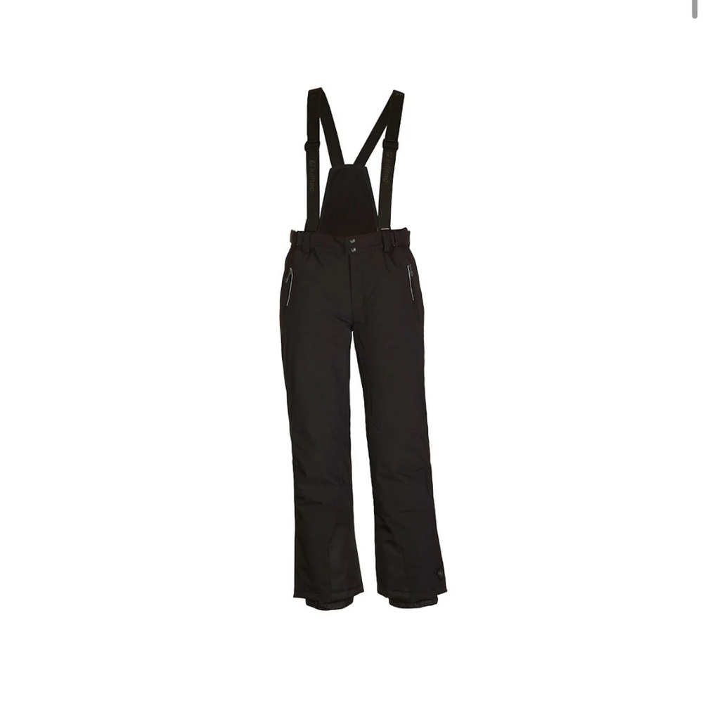 Women's Black Ski Suspender Pants